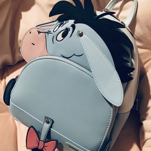 NWTs! ?EXCLUSIVE? Adorable LOUNGEFLY Disney Eeyore Backpack! ?